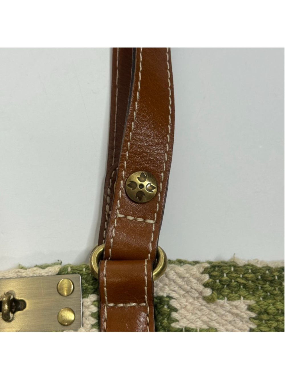 Patricia Nash Hand Loomed
Cotton Weave Chennai Tote
Green Beach Bohemian Large - Picture 6 of 12